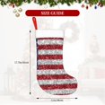 thumbnail image 4 of Naloa America Flag Glitter Christmas Stockings Decorations, Xmas Ornaments, DIY Personalized Farmhouse Decor for Home Family Party Tree, 4 of 7