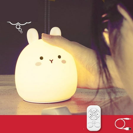 

Toyella Silicone Cute Rabbit Rechargeable Night Light A