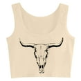 thumbnail image 4 of Débardeur d'Été Sans Manches Imprimé pour Femmes Col Rond Mode Confortable Camisole pour Dames, 4 of 4