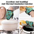 thumbnail image 3 of cute animals D Oven Mitts Heat Resistant - Soft Lining Silicone Mini Oven Mitts with HangingLoop, Kitchen Oven Gloves Heat Resistant 500℉ for Cooking Baking Microwave, 3 of 7