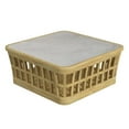 thumbnail image 4 of Beaumont Lane Traditional Outdoor Teak And Marble Coffee Table - Natural, 4 of 6
