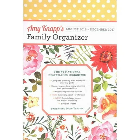 Amy Knapp Family Organizer 17-Month Calendar: August 2016-December 2017