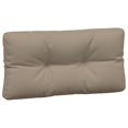 thumbnail image 3 of vidaXL Pallet Cushions 3 pcs Taupe Fabric, 3 of 5