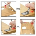 thumbnail image 7 of Flyingstar Wine Picnic Table, Large Folding Portable Bamboo Snack & Cheese Tray with 4 Wine Glasses Holder for Concerts at Park, Beach, Ideal Wine Lover Gift, 7 of 7