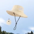 thumbnail image 5 of Waterproof Sun Hat, Rain Hat for Women, UPF 50+ UV Protection, Wide Brim, Packable, Lightweight, Fishing Hat for Hiking, Travel, 5 of 9