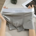 thumbnail image 5 of Dxzfnsa Men's Trunks Underwear Soft Breathable Comfort Flex Waistband Cool Underpants for Men Boxer Briefs for Men,Gray-2XL, 5 of 5