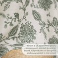 thumbnail image 6 of DriftAway Linen Floral Paisley Green Blackout Curtains for Living Room Bedroom 63 Inch Length 2 Panels Lined Grommet Window Drapes Thermal Farmhouse Country Jacobean Curtains Loden Green, 6 of 8