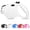 White, variant on Retractable Dog Leash, 16ft Dog Walking Leash for Small Dogs up to 55 lbs, Non-Slip Handle - Pink