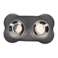 thumbnail image 2 of Dog Water Food Bowl Set, High Temp  Prevent Spill Convenient Dog Bowls Dishwasher Safe  For Cat For Small Medium Large Dogs, 2 of 8