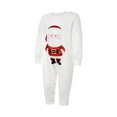 thumbnail image 3 of Seyurigaoka Christmas Family Matching Pajamas, Cartoon Santa Tops with Pants, 3 of 9
