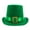 Green, variant on DJN St. Patrick's Day Sequin Hat & Bow Tie Set Unisex Irish Party Costume Cap Green One Size