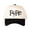 Black, variant on FoRe Embroidered Patchwork Trucker Cap | Adjustable Unisex Snapback, Golf Essential