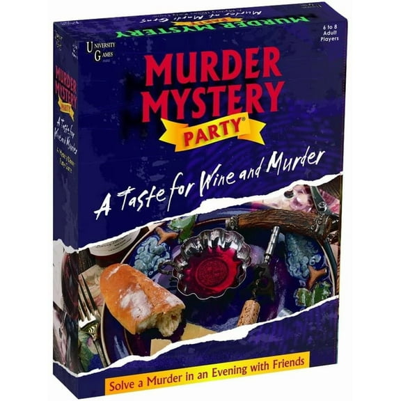 University Games Taste for Wine and Murder, A (2021 Edition) New