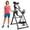 Silver, variant on Foldable Inversion Table for Back Pain Relief, Heavy Duty Steel Frame, Adjustable Safety Belt, 6-Position Incline, Blue Cushion, Fits 130-195cm Users, Silver