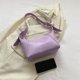 thumbnail image 4 of Bolso de axila para mujer, monedero Retro de color sólido, bolso diario para viaje femenino (púrpura), 4 of 6