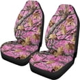 thumbnail image 5 of Pzuqiu Pink Tree Camo Pattern Car Seat Covers Full Set Breathable Front and Rear Seat Cover Set Anti-Slip Interior Accessories Interior Decor, 5 of 10