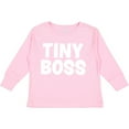 thumbnail image 3 of Inktastic Tiny Boss Boys or Girls Long Sleeve Toddler T-Shirt, 3 of 5