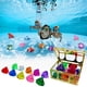 thumbnail image 1 of Juguete de excavación para buceo en piscina, juego de 10 colores con Cofre del Tesoro, caja pirata, juego de juguete para buceo submarino, regalo de Fiesta EN LA Piscina de natación de verano, 1 of 9