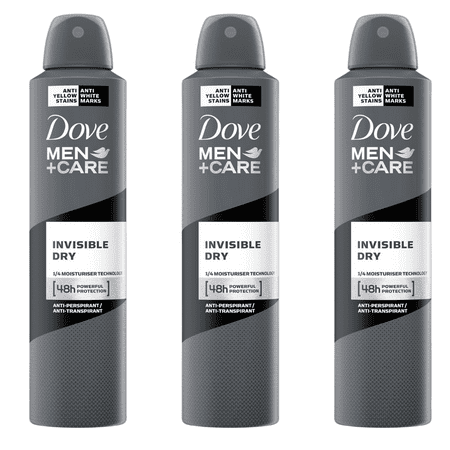 Dove for Men Plus Care Invisible Dry Aerosol Anti-Perspirant Deodorant 8.45 oz (3 Pack)