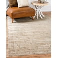 thumbnail image 5 of Unique Loom Color Bordered Traditional Area Rugs, Beige, 5 of 5