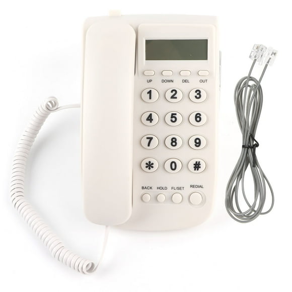 Téléphone d'Hôtel de Protection de l'Environnement, avec Fonction Flash Téléphone RJ45, pour Hôtel Famille Entreprise Téléphone de Bureau