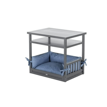 UPC: 0896819004304 | ECOFLEX® Dog Bed Nightstand – Grey