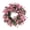 Pink, variant on Artificial Butterfly Orchid Wreath Simulation Flower Wreath for Home Decoration, Pink Color Fake Flowers Wreath for Door Wall Decor, Realistic Plastic Wreath for Indoor and Outdoor Use