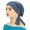 Blue, variant on Fashion Headscarf Hat New Women Hat Flower Print Bandana Scarf Muslims Chemo Hat for Fashion Individuals