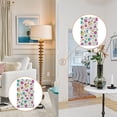 thumbnail image 4 of Yayeee Duplex Wall Plate 1-Gang 4.5"x2.7" Home Receptacle Light Switch Decorative Outlet Cover, Beige Retro Pattern, 4 of 7