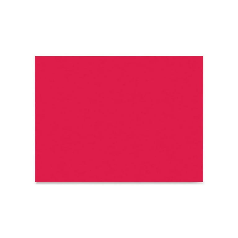 Sunworks Heavyweight Construction Paper, Holiday Red, 9 x12 - 50 sheets