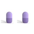 thumbnail image 1 of Vogacara Molde para cubitos de hielo facial Masajeador facial Molde para glaseado reutilizable lavable Púrpura Violeta 2piezas, 1 of 6