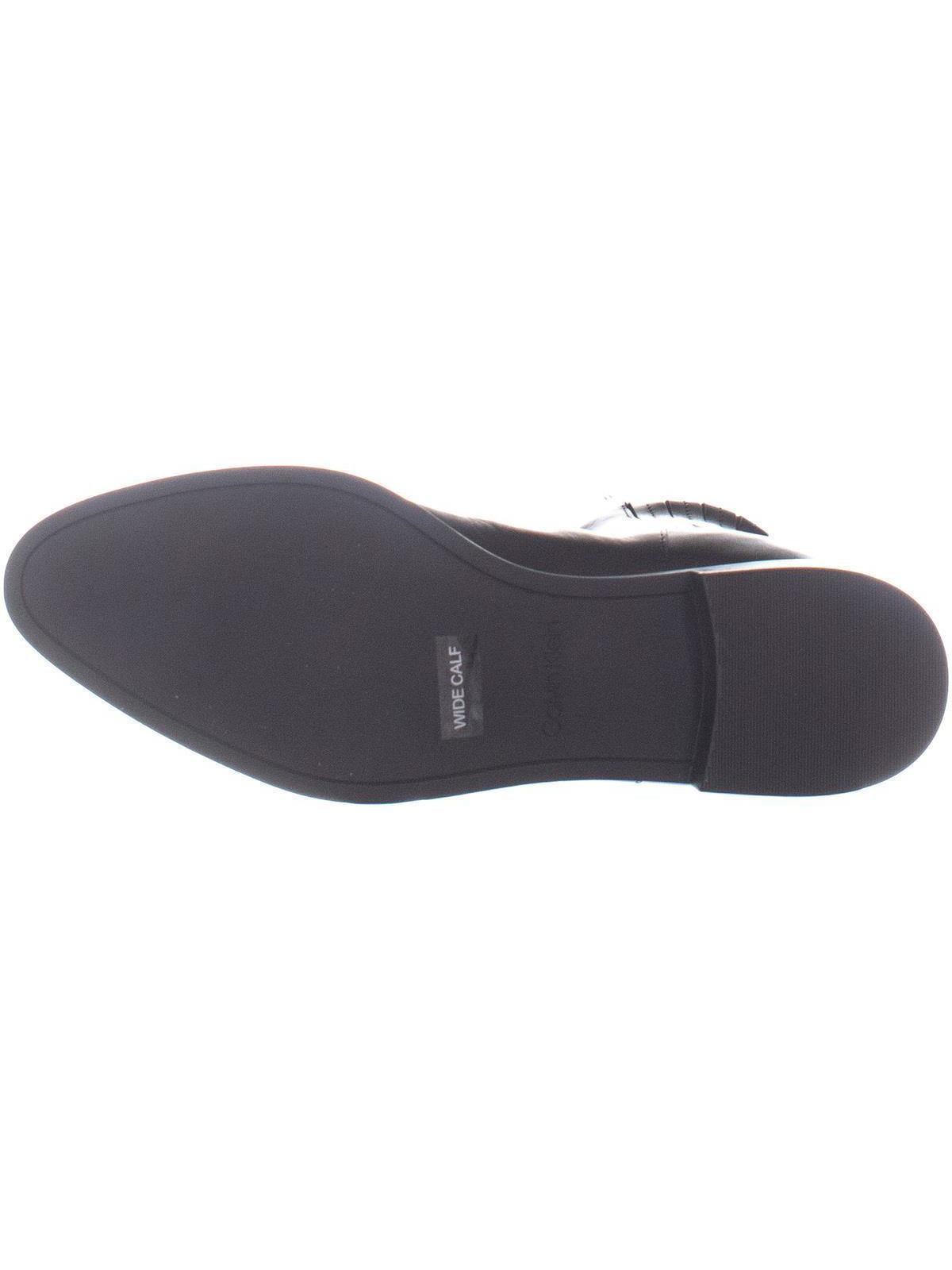 calvin klein finley wide calf boots