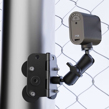 Magnetic Fence Mount for Mevo Camera, Two 1/4" Threaded Points, Magnetic Camera Mount for Recording Baseball and Tennis Game, Compatible with GoPro and Action Camera