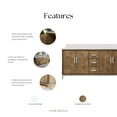 thumbnail image 4 of Water Creation Westin 72 In. Double sink Whitebrook Quartz Countertop Bath Vanity, 4 of 18