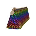 thumbnail image 2 of Xecao Dragon Scales Print Leather Pencil Case -Stationery Bag Pen Holder for Work & Office, 2 of 5