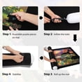 thumbnail image 4 of Becko US 3000-piece Jigsaw Puzzle Mat Roll Up, Puzzle Storage (Black), 4 of 7