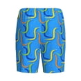 thumbnail image 2 of Lsque Colorful Snake Mens Sleep Pajama Shorts,Short Pajama Pants, Cotton Ultra-Soft Knit-3X-Large, 2 of 9