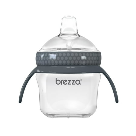 Discover Spill Proof - Baby Brezza Transitional Sippy Cup - Leak & Spill Proof - 5oz, Grey