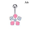 thumbnail image 1 of Fashion Surgical Steel Navel Piercing Belly Button Rings Belly Piercing Body Jewelry Butterfly Belly Button Nails ZR, 1 of 7