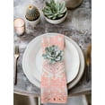 thumbnail image 2 of Pink Boho Cloth Napkins Set of 8 Reusable Dinner Napkins, Vintage Abstract Tribal Decorative Oriental Cocktail Napkin Washable Table Napkins for Wedding/Holiday Party/Baby Shower 20"x20", 2 of 7