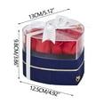 thumbnail image 5 of Wadada Valentines Day Heart Shaped Box, Heart Shape Ring Box Preserved Flower Rose Ring Case Velvet Jewelry Box Gift Box for Valentine's Day Mother's Day Wedding Anniversary Birthday, 5 of 9