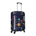 thumbnail image 3 of Balery Solar System Temperatures Diagram Luggage Cover Protector, Scratch And Dirt Resistant, Fits 18-32 Inch Luggage - Large, 3 of 9