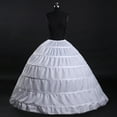 thumbnail image 4 of 6 Hoops Petticoats Bustle Ball Gown Wedding Dress Underskirt Bridal Crinolines, 4 of 8