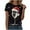 Silver, variant on larppty Christmas T Shirt for Women Christmas Short Sleeve Xmas Graphic Print T Shirt Vacation Outfits (Silver, M)
