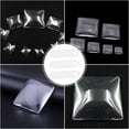 thumbnail image 4 of MasteelfCA 100pcs 25mm DIY Crystal Glass Cabochons Clear Square Gemstone Patch for Photo Craft Jewelry Making, 4 of 8