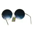 thumbnail image 4 of Womens Retro Round Luxury Hippie Circle Lens Sunglasses Peach, 4 of 4