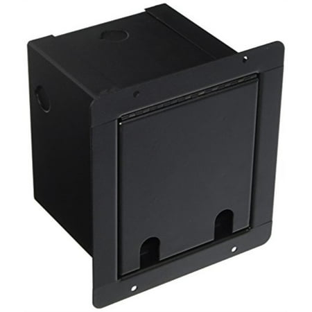 Pro Co Sound PM6P Recessed Floor Box, 6 Connector Holes Punched