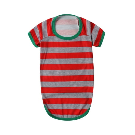 

Liliz Family Matching Christmas Pajamas Cartoon Tops with Stripe Pants Suit