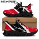 thumbnail image 1 of Zapatillas de deporte con estampado de la bandera de Trinidad y Tobago para mujer, calzado con cordones, transpirables, para caminar al aire libre, 1 of 6