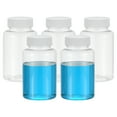 thumbnail image 1 of Unique Bargains 5 Pcs Bouteilles de Réactif 250ml, Bouteilles Rondes à Grand Ouverture pour Animaux avec Bouchon à Vis pour Laboratoire, 1 of 6